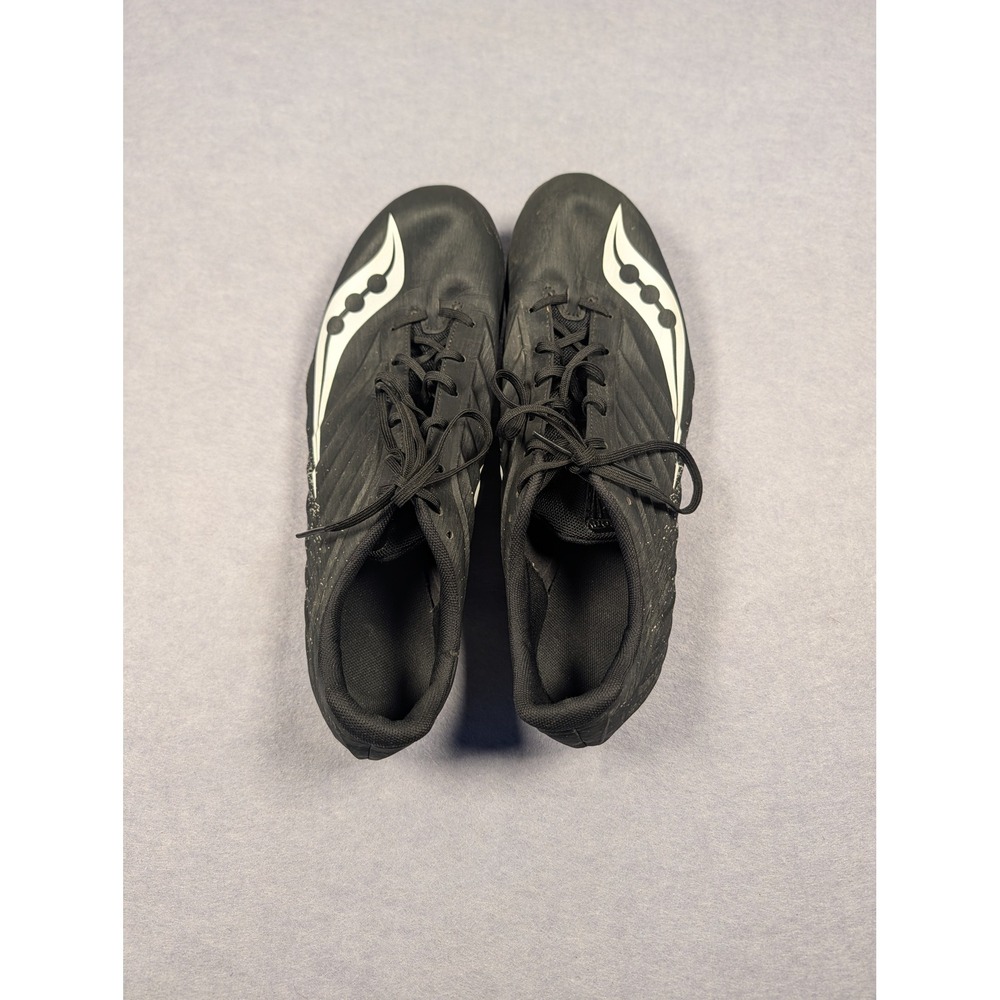 Saucony Spitfire 5 Track Spikes Mens 11 Black S29055-3 Sprinting Shoes Excellent - Picture 4 of 7